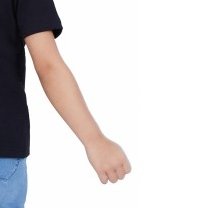 T-SHIRT ENFANT MANCHE COURTE COL ROND NOIR - Made in France & Coton bio T-SHIRT ENFANT MANCHE COURTE COL ROND NOIR - Made in France & Coton bio