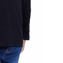 T-SHIRT ENFANT MANCHE LONGUE COL ROND NOIR - Made in France & Coton bio T-SHIRT ENFANT MANCHE LONGUE COL ROND NOIR - Made in France & Coton bio