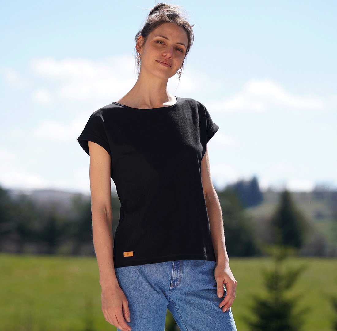 ??? Le t-shirt fabriqué en France - Noir