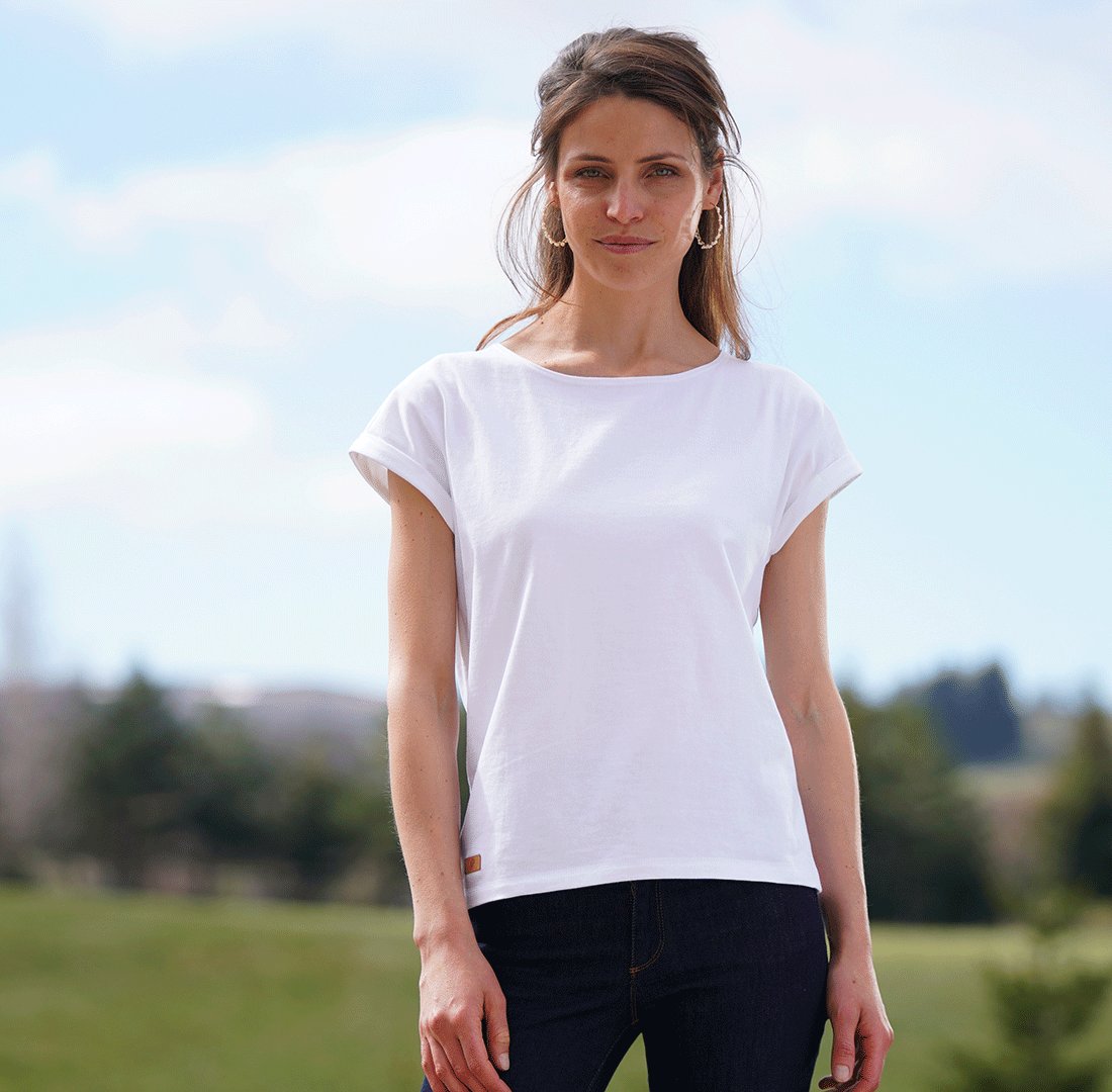 ??? Le t-shirt fabriqué en France - Blanc