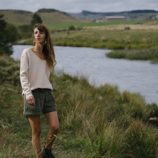 ??? Le pull 100% laine...