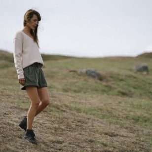 ??? Le pull 100% laine...