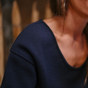 ??? Le pull 100% laine...