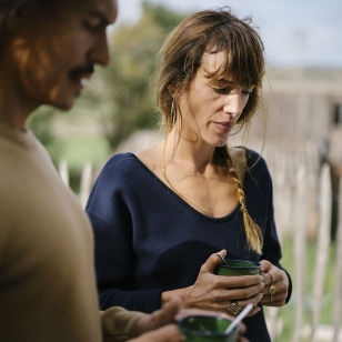 ??? Le pull 100% laine...